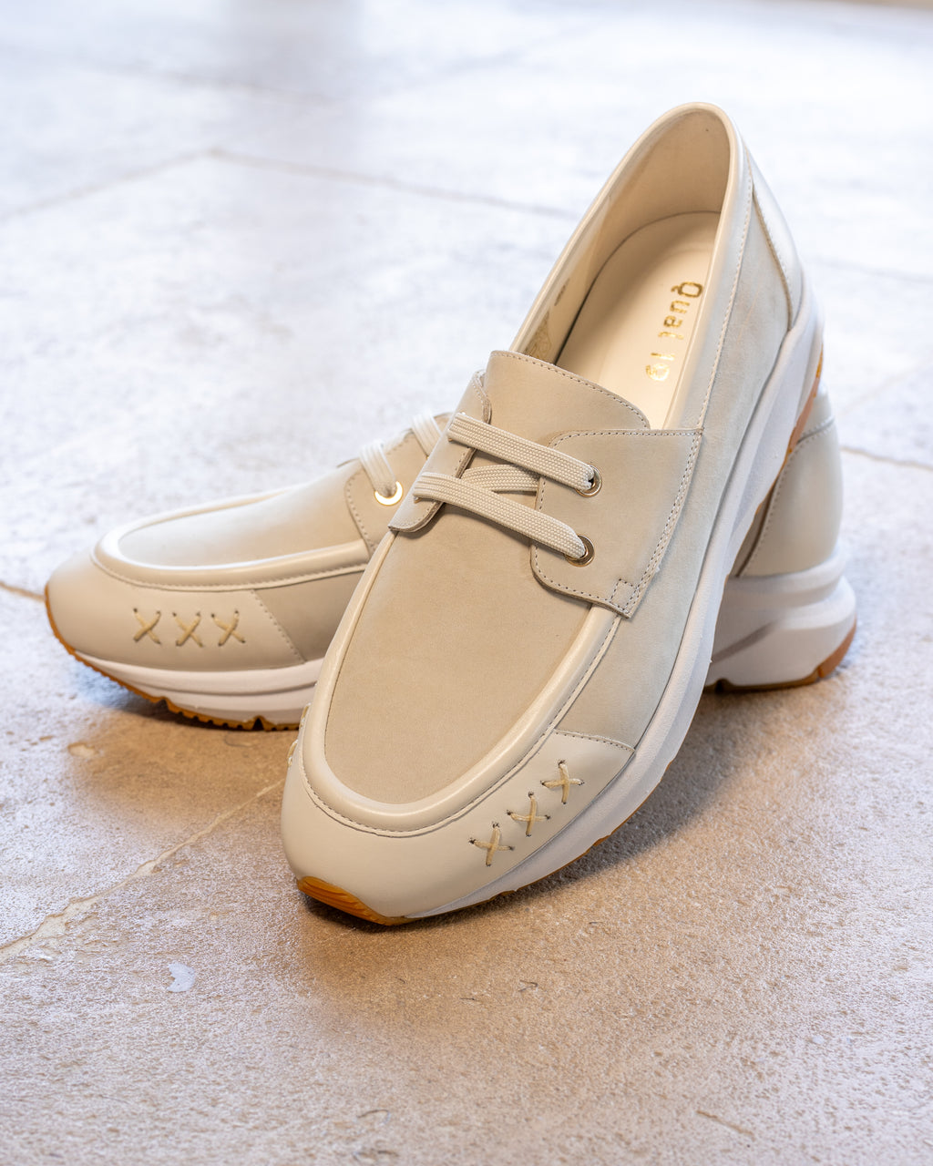 Mocassin 3019 Crème