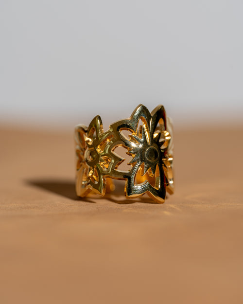 Bague Fleur Solaire