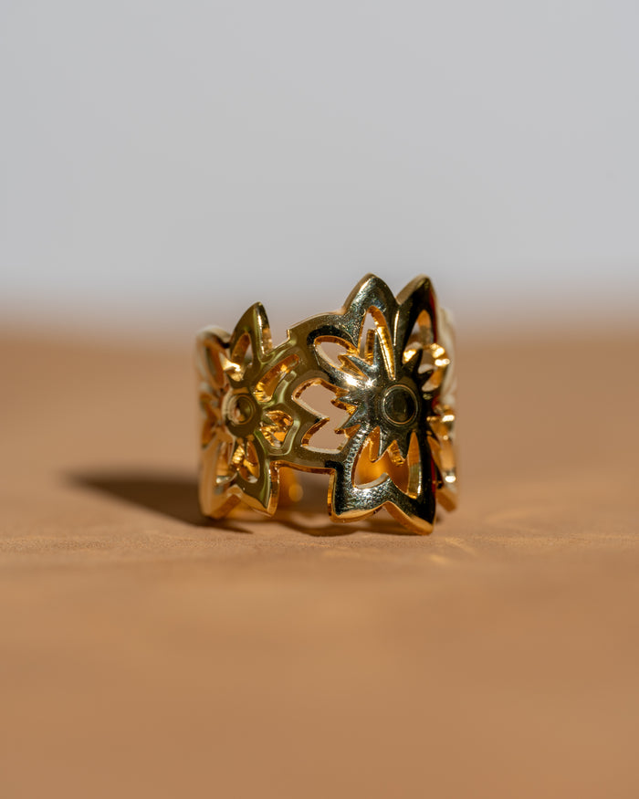 Bague Fleur Solaire