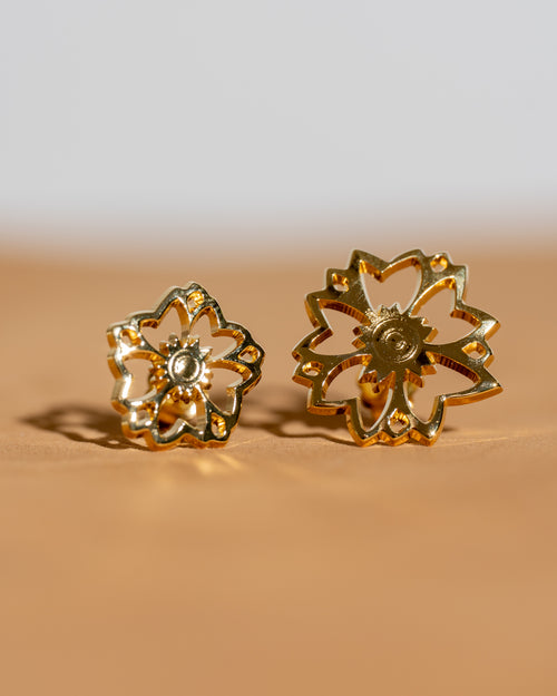 Boucles d'oreilles Fleur Solaire