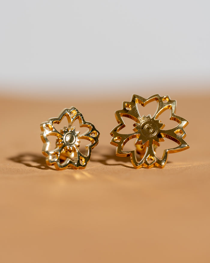 Boucles d'oreilles Fleur Solaire