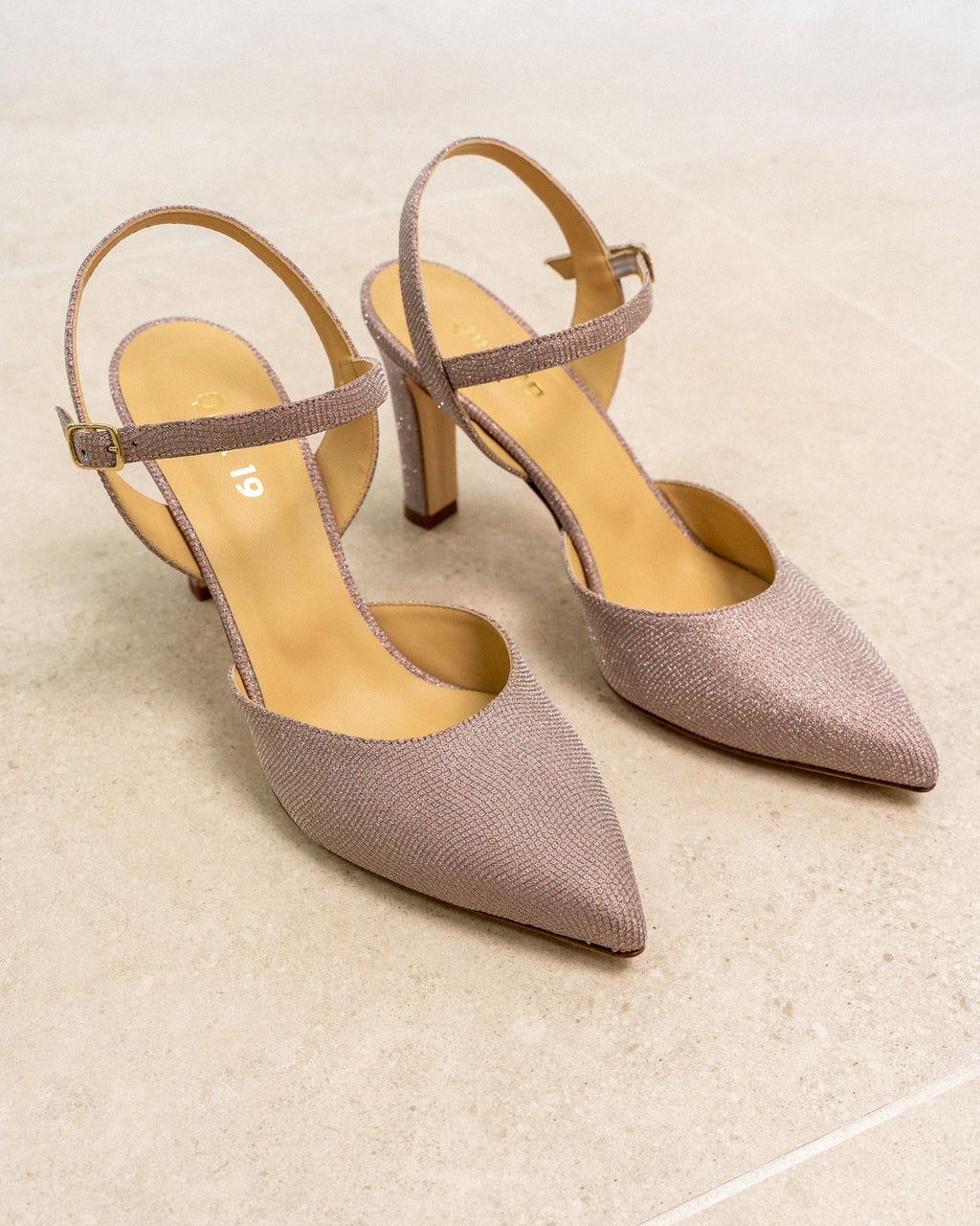 Escarpin Slingback Lumière Rose