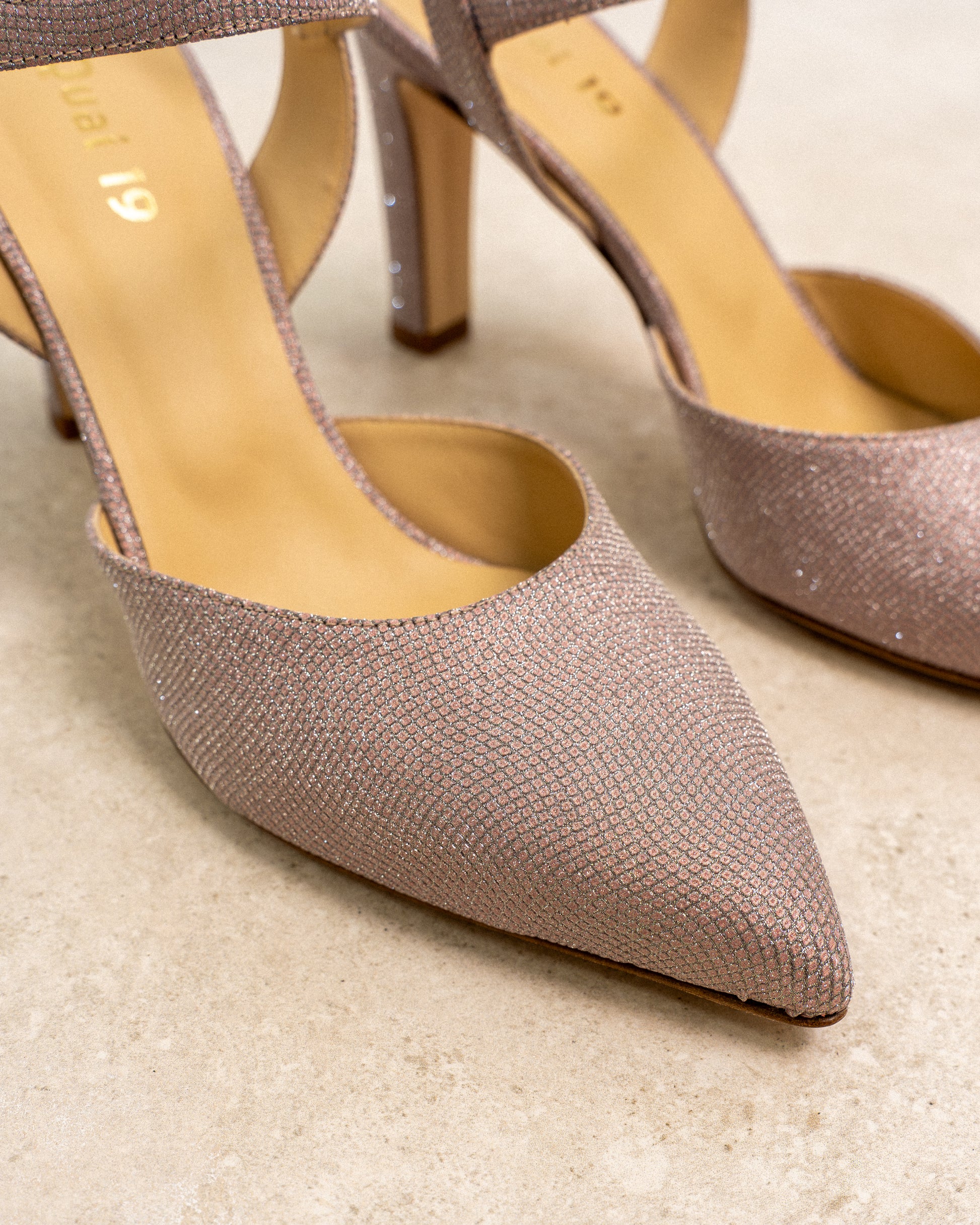 Escarpin Slingback Lumière Rose
